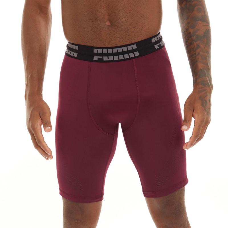 Puma Mens Exo-Adapt Drycell Tight Shorts Aubergine