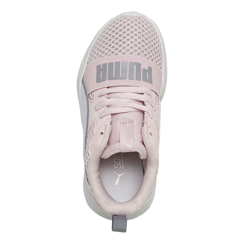 Buy Puma Girls Wired Run Pure Trainers Pink White