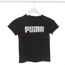 Puma Junior Boys Sportstyle Logo T-Shirt Puma Black