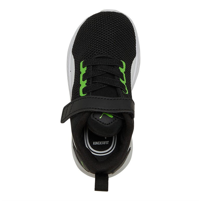 Puma Infant Boys Runner Trainers Green/White/Black