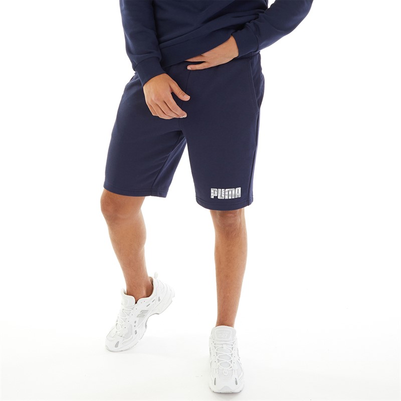 Puma Mens Sportstyle Shorts Navy