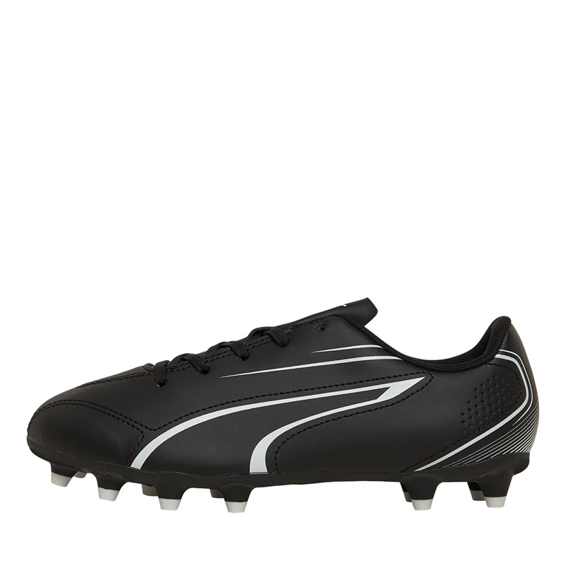 Buy Puma Junior Vitoria FG AG Firm Ground Football Boots Black White