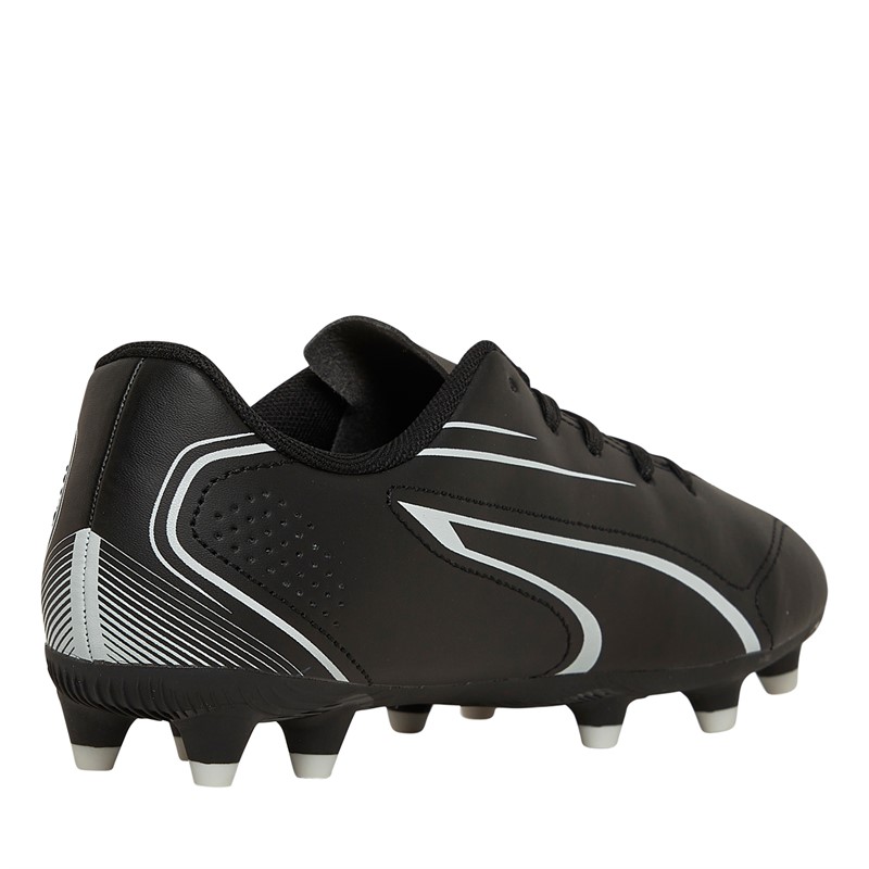 Puma Junior Vitoria FG/AG Firm Ground Football Boots Black/White