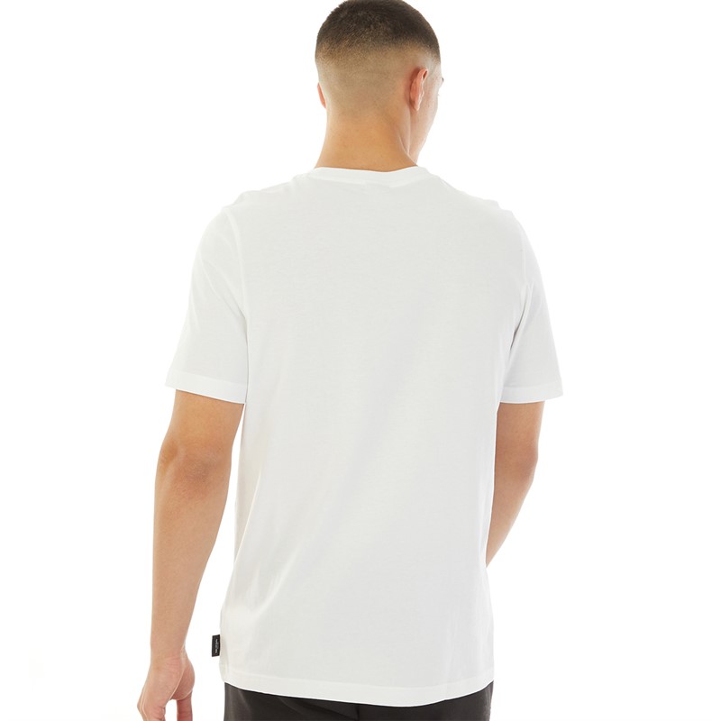 Puma Mens Graphics Athletics T-Shirt Puma White