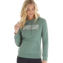 Puma Womens Sportstyle Hoodie Eucalyptus