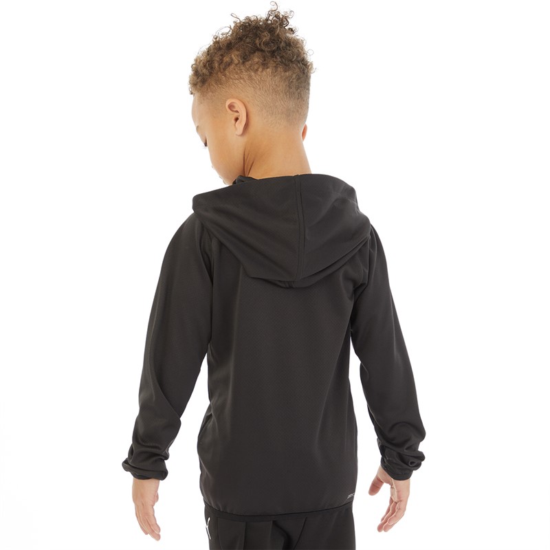 Puma Junior Boys Active Sports Poly Hoodie Puma Black