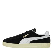 Puma Mens Club Trainers Black/White/Gold