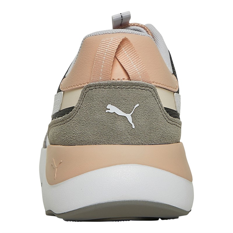 Puma Womens Runtamed Platform Trainers Pink/Grey/White