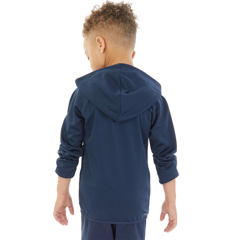 Puma Junior Boys Active Sports Poly Hoodie Navy