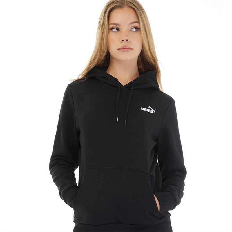 Buy Puma Womens Essentials Embroidery Hoodie Puma Black