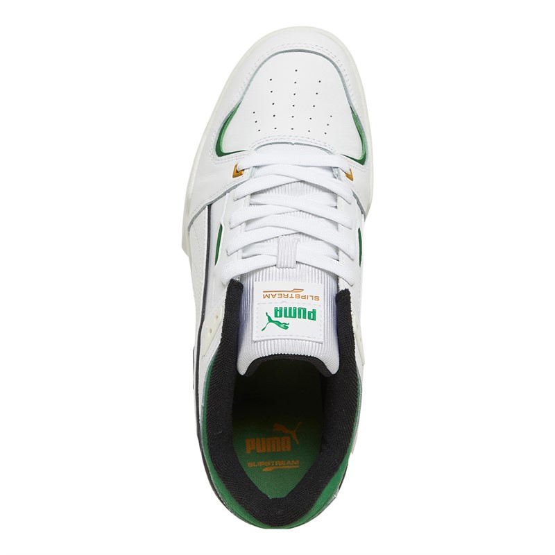 Puma Mens Slipstream Bball Trainers Puma White/Archive Green