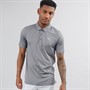 Puma Herren Golf Icon Heather 2.0 Left Chest Kurzarm Polohemden Grau