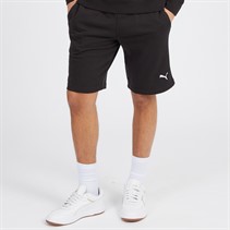 Puma Short en molleton à petit logo Puma Essential homme, Noir