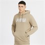 Puma Mens Text Logo Hoodie Oak Branch