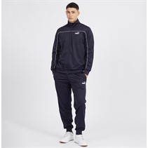 Puma Herre Piping Poly Tracksuit Ny Blå