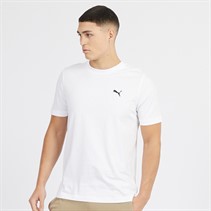 Puma T-Shirt Herren Essentials Klein Logo Puma Weiß