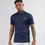 Puma Golf-Polo Herren Icon 2.0 Linkes Brustfach Dunkelblau