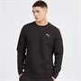 Puma Mens Essentials Small Logo Crew Sweatshirt Puma Black
