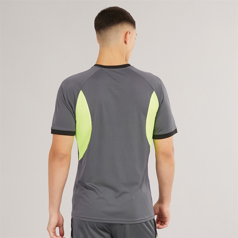 Puma Herren IndividualLIGA Graphic Performance Sporttops Grau