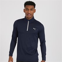 Puma Męskie Golf Icon 2.0 Left Chest Topy sportowe do biegania marynarka wojenna