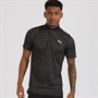 Puma Herren Golf Eaton Kurzarm Polohemden Schwarz