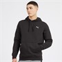 Puma Herre Essentials Lille Logo Hoodie Puma Sort