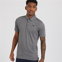 Puma Mens Golf Icon Polo 2.0 Left Chest Slate Sky