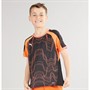 Puma Junior Boys IndividualLIGA Graphic Jersey Puma Black/Glowing Red