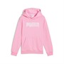 Puma Junior Girls Sportstyle Fleece Hoodie Pink Lilac
