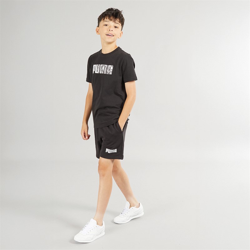 Puma Junior Boys Sportstyle Fleece Shorts Puma Black