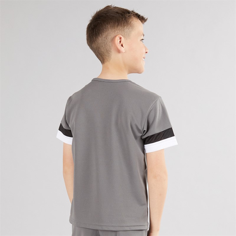 Puma Junge TeamRISE Trainings Trikot Smoked Pearl / Puma Schwarz / Puma Weiss
