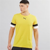 Puma Mens TeamRISE Training Jersey Cyber Yellow/Puma Black/Puma White