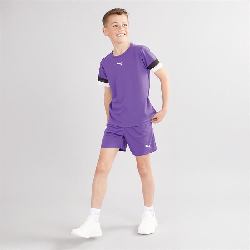 Puma Chłopięce TeamRISE Koszulki Futbolowe Fioletowy