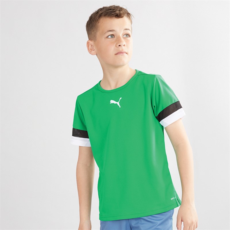 Puma Jungen TeamRISE Fußball Trikots Grün