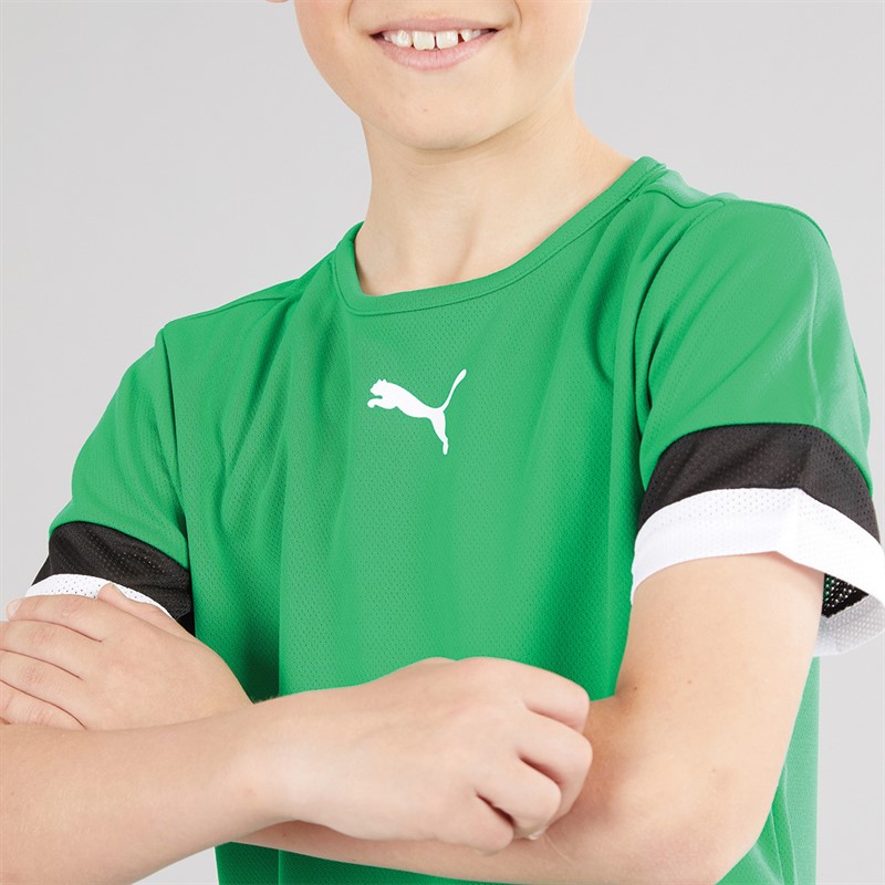 Puma Jungen TeamRISE Fußball Trikots Grün