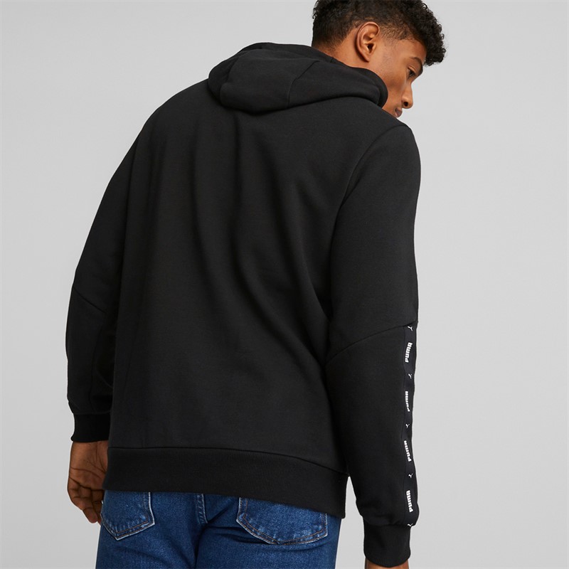 Puma Heren Essentials + Tape Hoodie Puma Zwart