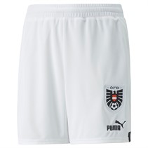 Puma Junge OFB Österreich Heim Shorts Weiß Schwarz