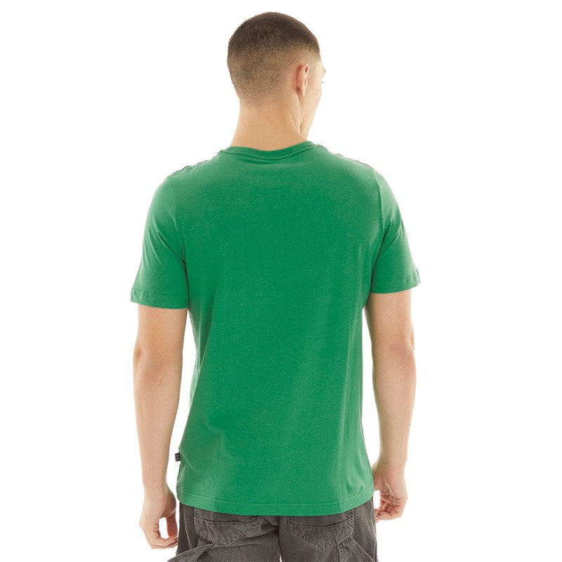 Puma T-shirt met logo voor Heren Groen