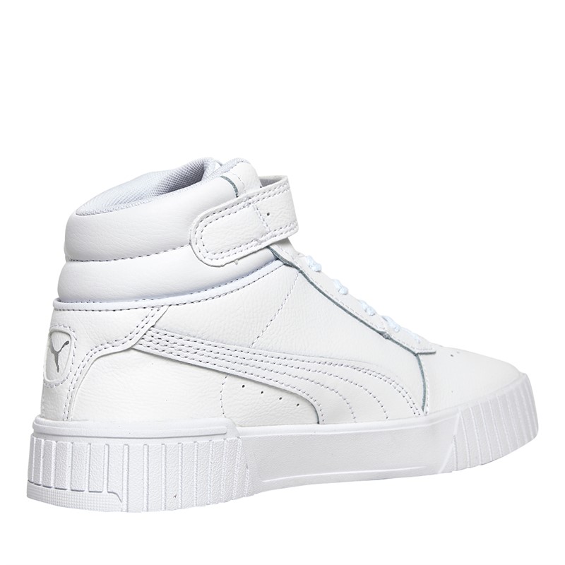 Puma Basket montantes Carina 2.0 Puma blanches Fille juniors