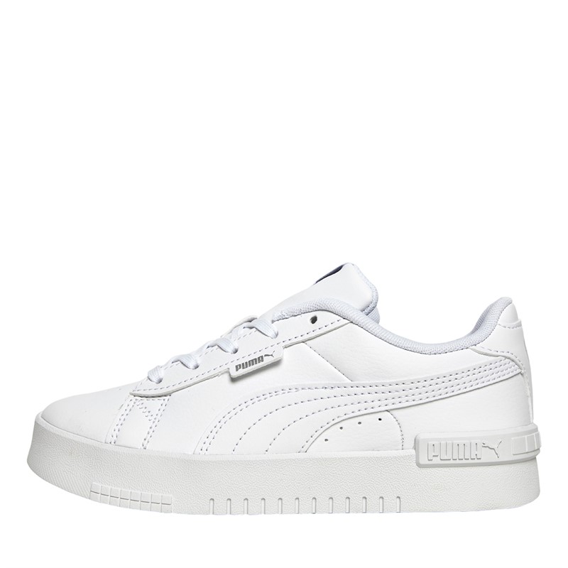 Puma Baskets Jada Fille Blanc/Blanc/Argent