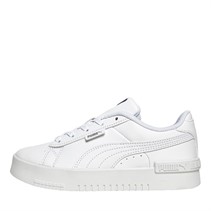 Puma Jada Trainers dla dziewczynki kolor biały/biały/srebrny