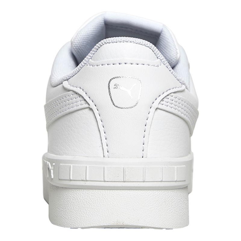 Puma Baskets Jada Fille Blanc/Blanc/Argent