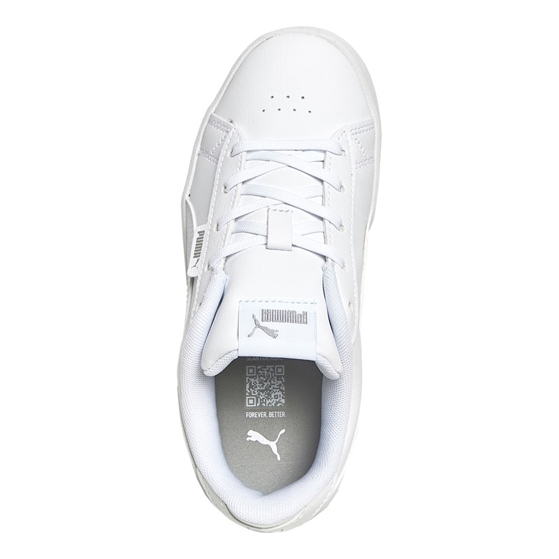 Puma Baskets Jada Fille Blanc/Blanc/Argent