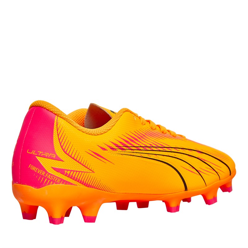 Puma Chaussures de football Junior Ultra Play FG/AG Terrain ferme/artificiel Soleil Stream