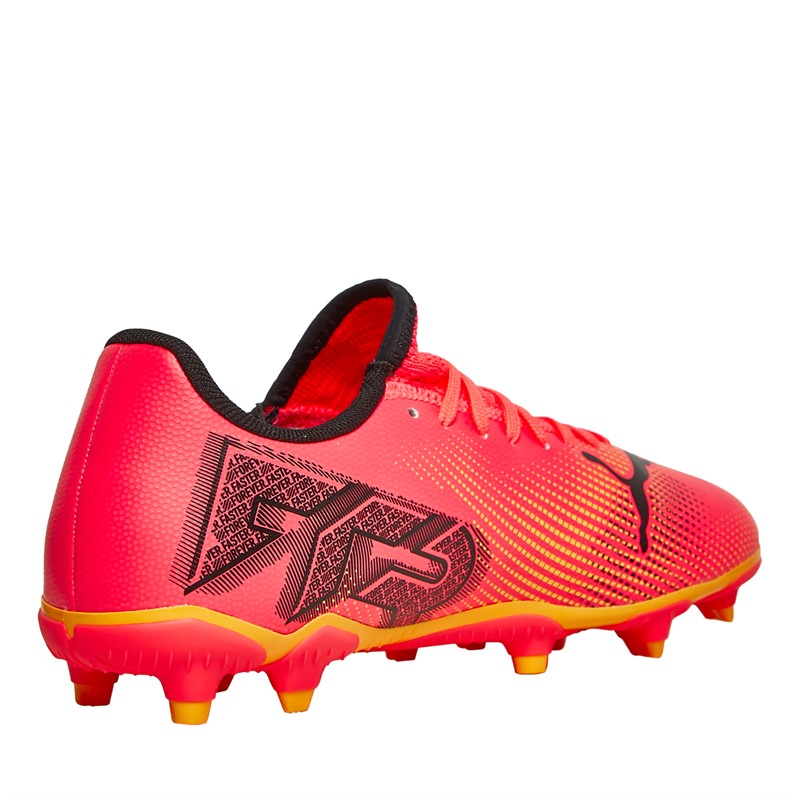 Puma Fußballschuhe Junge Future 7 Play FG/AG Festplatz/Kunstrasen Sonnenuntergangsglanz