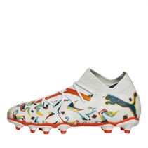 Puma Chaussures de Football Puma Junior Future 7 Match Creativity FG/AG Terrain Firme/Artificiel Blanc