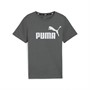 Puma T-shirt Gris à grand logo Garçon juniors