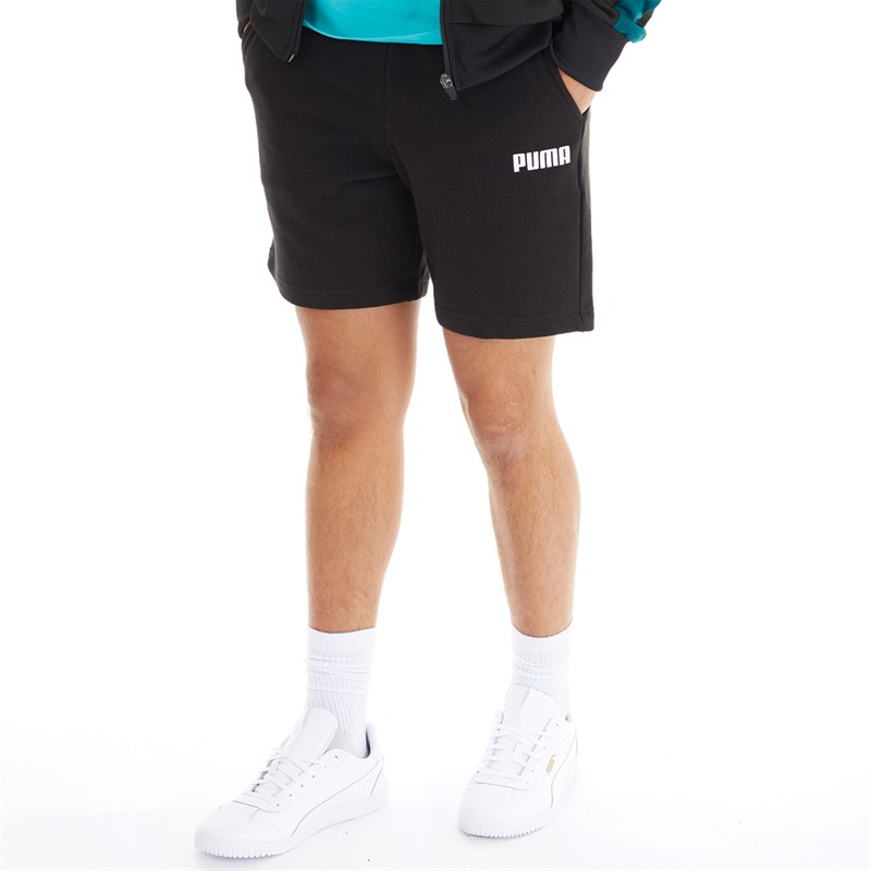 Puma Mens Essentials 8 Sweat Shorts Puma Black