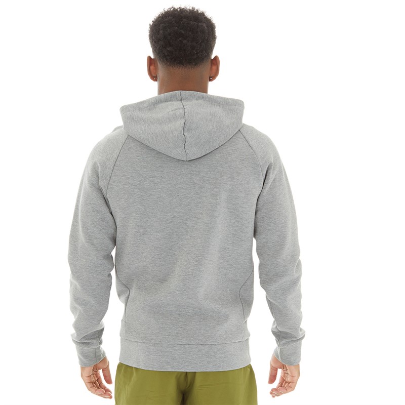 Puma Mens Classics Tech Full-Zip Hoodie Med Grey Heather