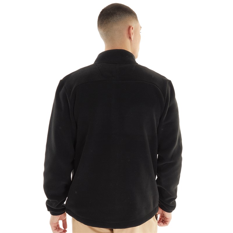 Puma Mens Seasons Fleece Full Zip Running Jacket Puma Black